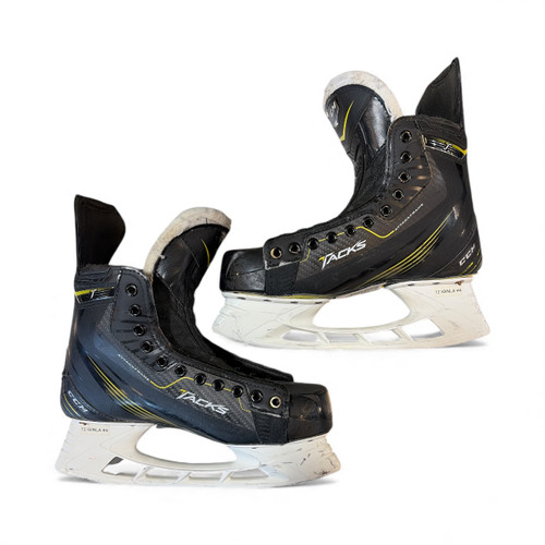 Vist Large View of Product Image Which is Used CCM Tacks Pro Stock Skates (Game Worn Iginla Jarome Skates)