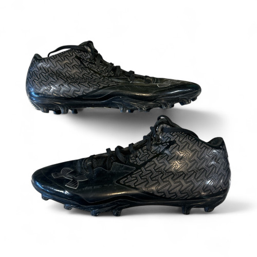 Vist Large View of Product Image Which is Used Under Armour CLUTCH FIT Adult FB Cleats Black Senior 8
