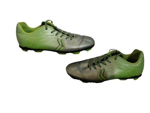 Vist Large View of Product Image Which is Used Dsg Soccer Cleats Green And Chrome Senior 5