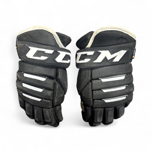Vist Large View of Product Image Which is Used CCM TACKS 4R PRO2 Senior Gloves Black 14"