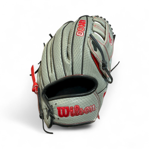 Vist Large View of Product Image Which is Used Wilson A2000 TIM ANDERSON GM BB/SB Glove RH Throw Red And Grey 11 1/2"