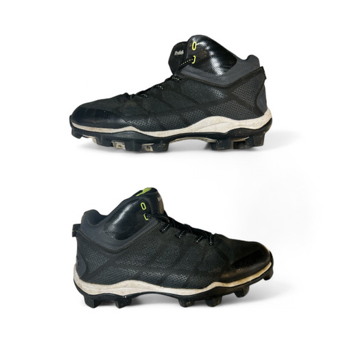 Vist Large View of Product Image Which is Used Riddell Jr FB Cleats Black Junior 04