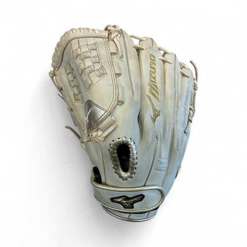 Vist Large View of Product Image Which is Used Mizuno MVP PRIME SE Softball Glove LH Throw White 12"