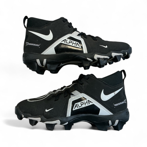 Vist Large View of Product Image Which is Used Nike ALPHA FASTFLEX BB/SB Cleats Black Junior 03.5