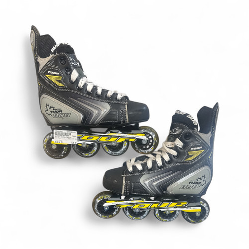 Vist Large View of Product Image Which is Used Tour Skate THOR 808 Roller Hockey Skates Black Junior 04