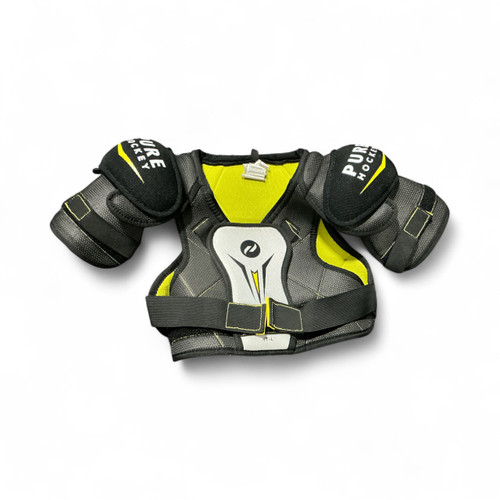 Vist Large View of Product Image Which is Used Pure Hockey Youth Shoulder Pads LG