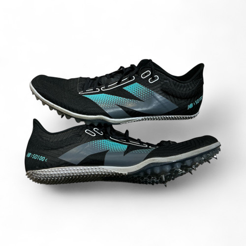 Vist Large View of Product Image Which is Used New Balance SD100 Track & Field Cleats Adult Black Senior 10.5