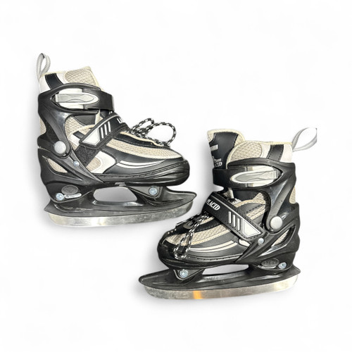 Vist Large View of Product Image Which is Used Lake Placid ADJUSTABLE SKATES Youth Hockey Skate Adjustable