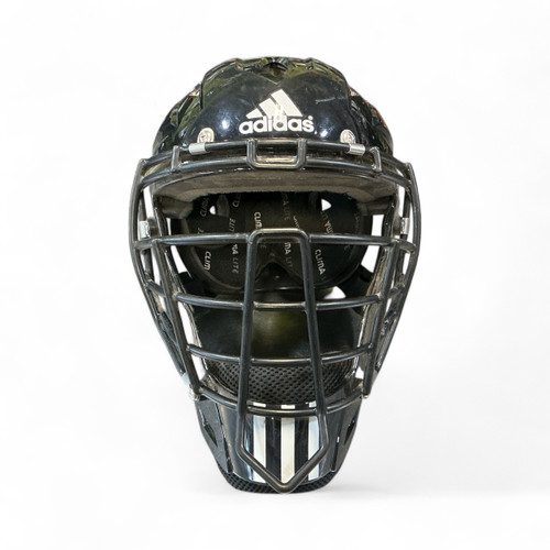 Vist Large View of Product Image Which is Used Adidas 6 1/4 - 7 Catchers Helmet w/Mask Black MD
