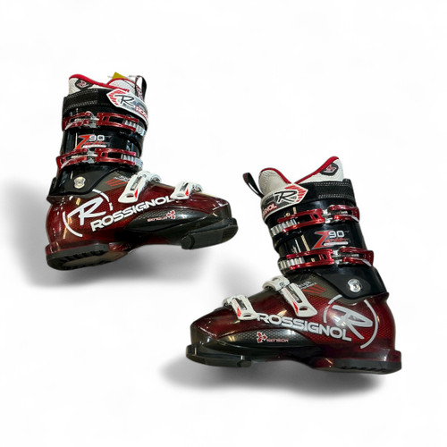 Vist Large View of Product Image Which is Used Rossignol ZENITH 90 SENSOR 3 Mens DH Ski Boot Red 275 MP - M09.5 - W10.5