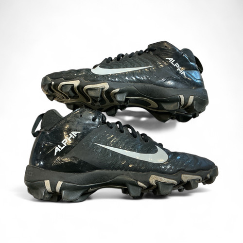 Vist Large View of Product Image Which is Used Nike ALPHA Adult FB Cleats Black Senior 6.5