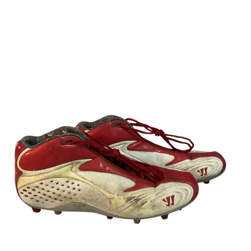Vist Large View of Product Image Which is Used Nike LAX Cleats Mens White Senior 11.5