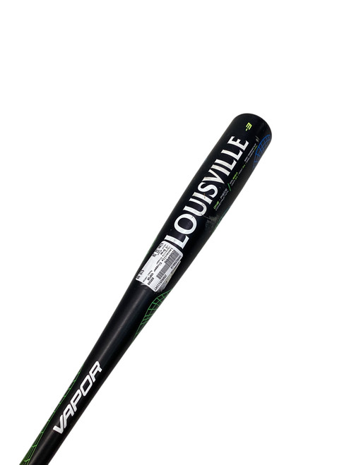 Vist Large View of Product Image Which is Used Louisville Slugger VAPOR BB/SB High School -3 Bat Black 32"
