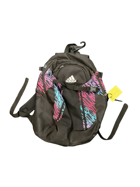 Vist Large View of Product Image Which is Used Adidas BACKPACK BLK/PINK BB/SB Player Backpack Black