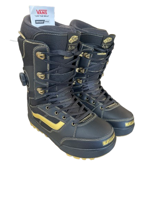Vist Large View of Product Image Which is Used Vans INVADO PRO 2026 Mens Snowboard Boots Black Senior 11.5