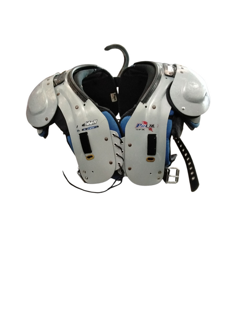 Vist Large View of Product Image Which is Used Riddell POWER SPX 40 FB Shoulder Pads Royal Blue 2X