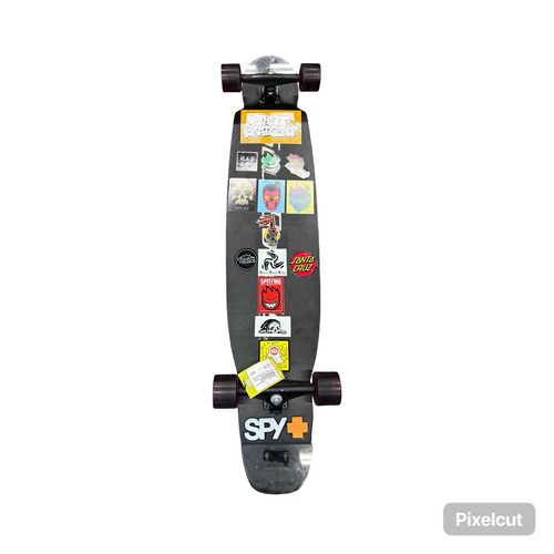 Vist Large View of Product Image Which is Used SOUL BOARD FIBERGLASS Longboard Black Long