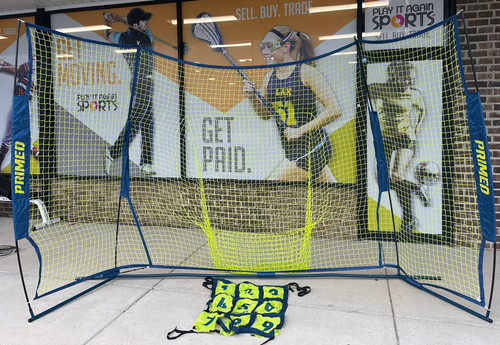 Vist Large View of Product Image Which is Used Primed PITCHING BACKSTOP BB/SB Pop-up Net