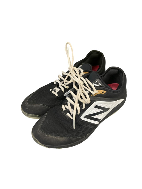 Vist Large View of Product Image Which is Used New Balance BASEBALL CLEATS BB/SB Cleats Black Senior 10