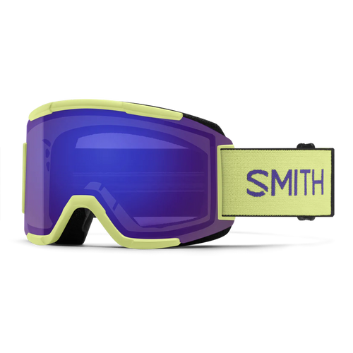 Vist Large View of Product Image Which is New Smith Squad 2026 Snow Goggles- Serpentine/ChromaPop Everyday Violet Mirror Lens