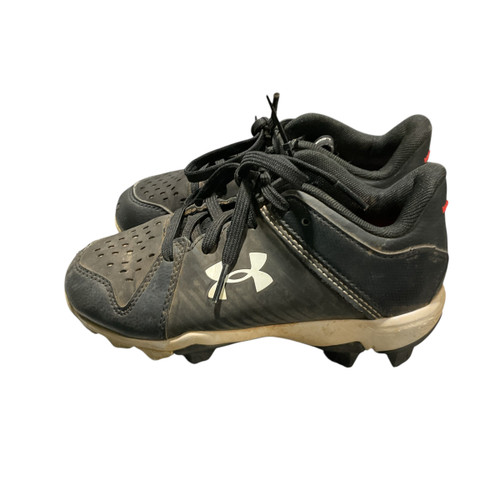 Vist Large View of Product Image Which is Used Under Armour LEAD OFF BB/SB Cleats Black Youth 12.0