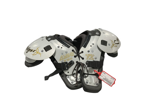 Vist Large View of Product Image Which is Used All Star CATALYST FB Shoulder Pads Grey XS