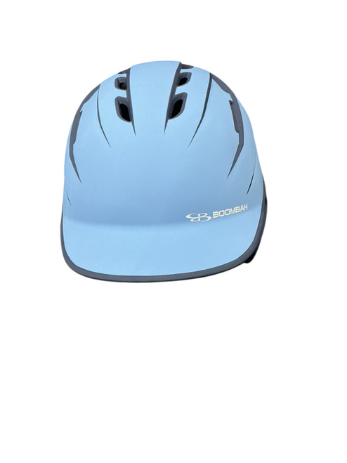 Vist Large View of Product Image Which is Used BoomBah DEFCON SLEEK PROFILE HELMET Batting Helmet No Mask Carolina Blue And Navy Blue L/XL