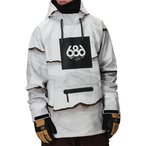 Vist Large View of Product Image Which is New 686 Waterproof 2026 Men's Winter Hoody- Smoke Mountain MD