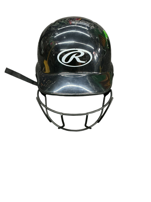 Vist Large View of Product Image Which is Used Rawlings MLTBH-R1 Batting Helmet w/Mask Black XS/S