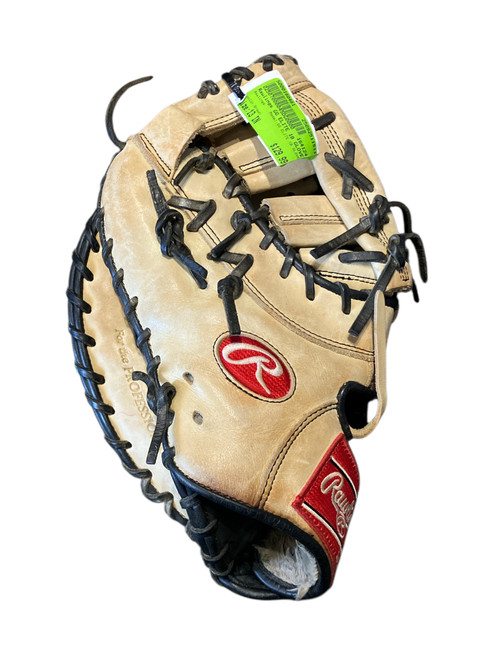 Vist Large View of Product Image Which is Used Rawlings GG ELITE 1B GLOVE BB/SB Glove RH Throw Brown 13"
