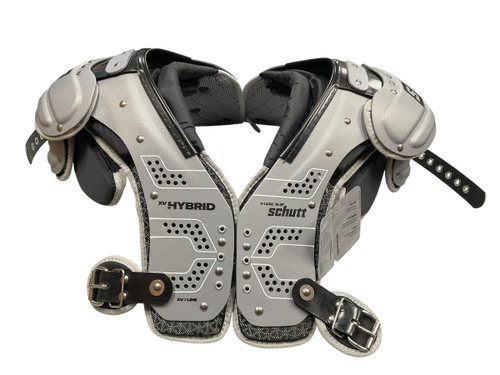 Vist Large View of Product Image Which is Used Schutt XV SKILL HYBRID FB Shoulder Pads Grey XL