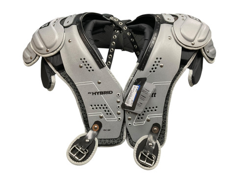 Vist Large View of Product Image Which is Used Schutt XV SKILL HYBRID FB Shoulder Pads Grey 2X