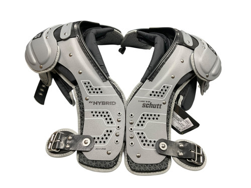 Vist Large View of Product Image Which is Used Schutt XV SKILL HYBRID FB Shoulder Pads Grey XL
