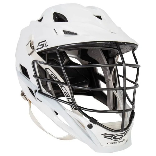 Vist Large View of Product Image Which is Cascade SL Lacrosse Helmet White Pearl #5061220