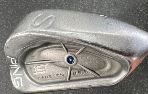 Vist Large View of Product Image Which is Used Ping IST BLUE DOT Golf Wedge Mens RH Sand Wedge