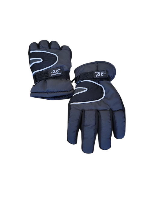Vist Large View of Product Image Which is Used Outerwear Boys Gloves Black Youth