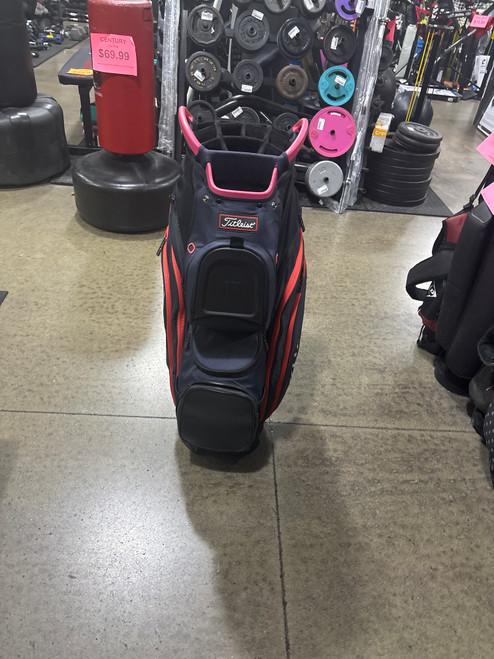 Vist Large View of Product Image Which is Used Titleist 15 CART BAG Mens Cart Bag Black