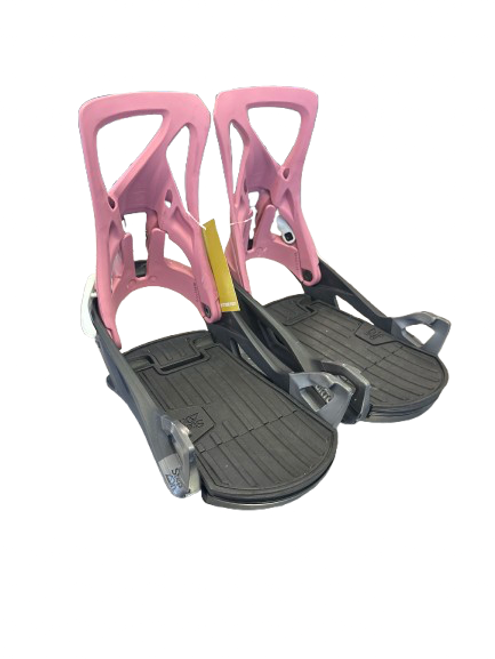Vist Large View of Product Image Which is Used Burton STEP ON Womens Binding Only Pink And Black LG