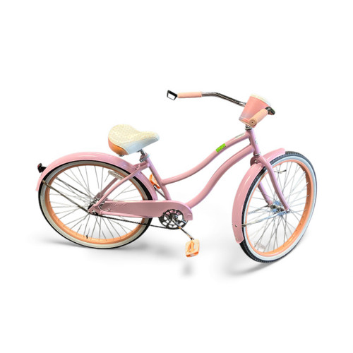Vist Large View of Product Image Which is Used Huffy PINK CRUISER Cruiser Bike Mens Pink 48-52cm - 19-20" - LG Frame