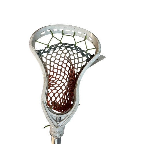 Vist Large View of Product Image Which is Used Warrior LAX STICK Men Atk/Mid Complete Stick White