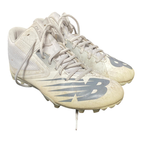 Vist Large View of Product Image Which is Used New Balance RUSH LAX Cleats Mens White Senior 6.5
