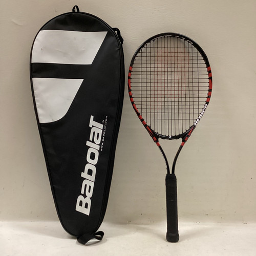 Vist Large View of Product Image Which is Used Prince THUNDER 110 Adult Tennis Racquet Red 4 1/4"