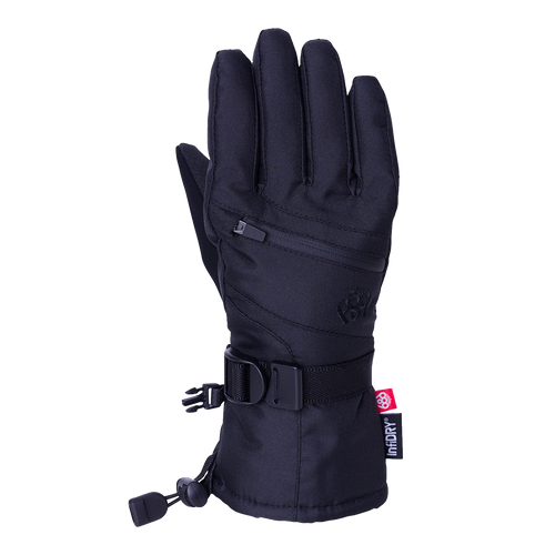 Vist Large View of Product Image Which is New 686 Heat Insulated 2026 Youth Winter Gloves- Black SM
