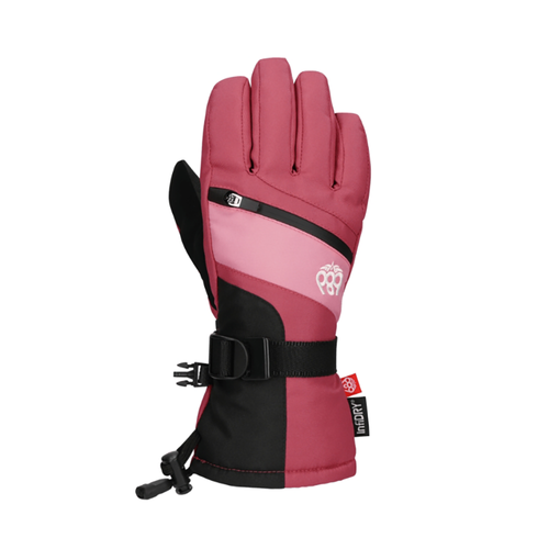 Vist Large View of Product Image Which is New 686 Heat Insulated 2026 Youth Winter Gloves- Rosewood LG