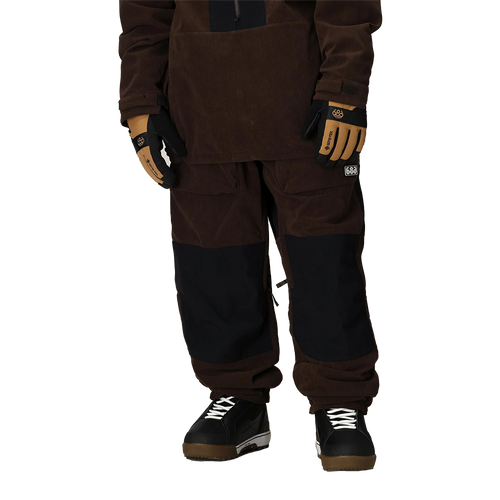 Vist Large View of Product Image Which is New 686 Ghost 2.5L 2026 Men's Snow Pants- Coffee Corduroy MD