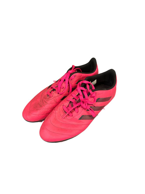Vist Large View of Product Image Which is Used Adidas Soccer Cleats Pink Junior 05