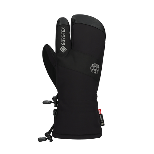 Vist Large View of Product Image Which is New 686 Gore-Tex Linear 2026 Men's Trigger Snow Mitts- Black MD