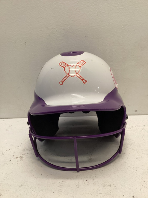Vist Large View of Product Image Which is RIP-IT PURPLE Batting Helmet w/Mask Purple MD