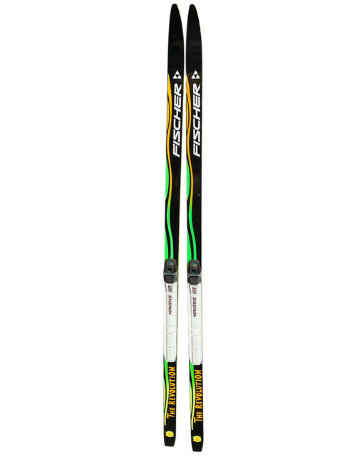 Vist Large View of Product Image Which is Used Fischer THE REVOLUTION Boys XC Ski/Binding