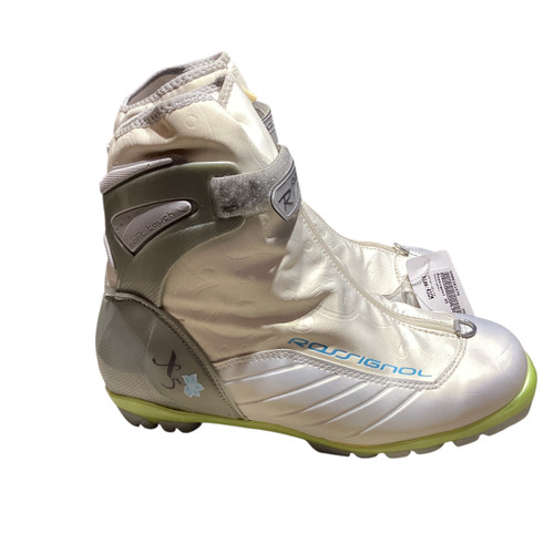 Vist Large View of Product Image Which is Used Rossignol X5 Womens NNN XC Ski Boots White M 08 / W 08.5-09